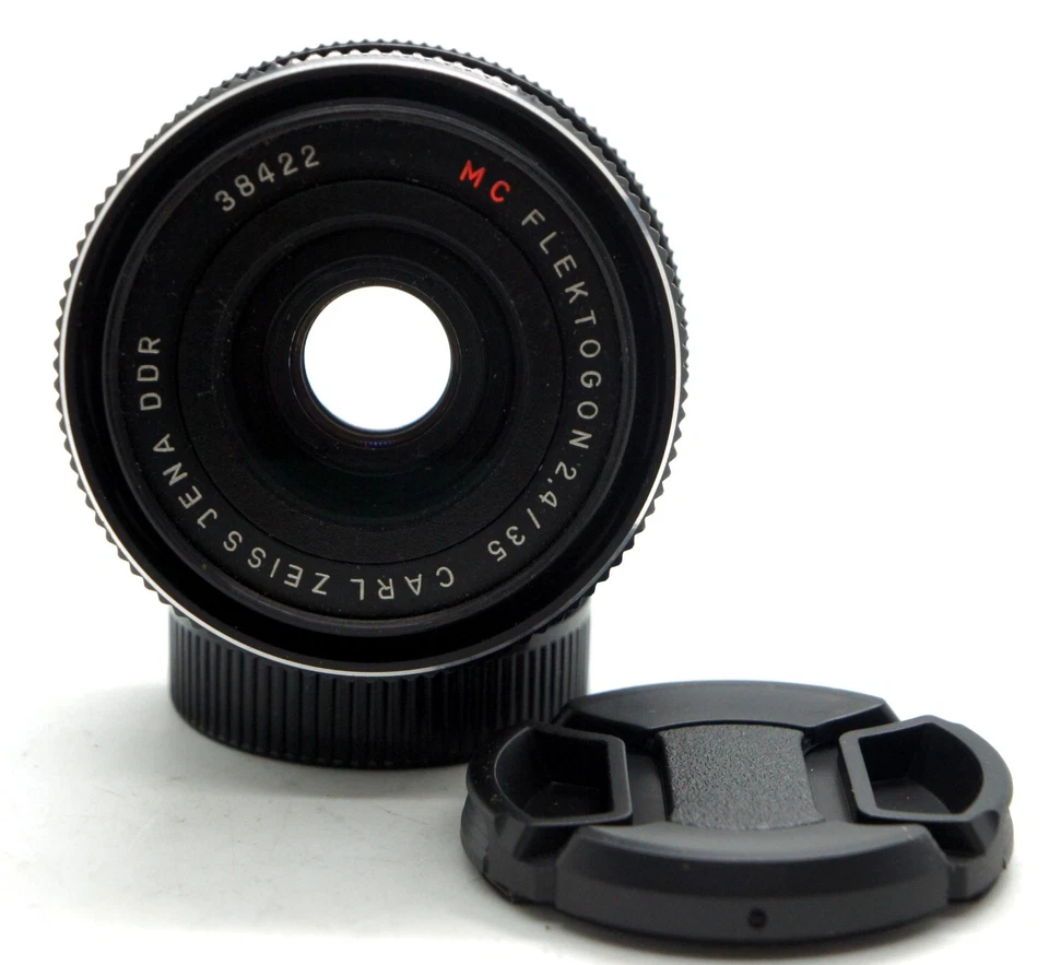 MC Carl Zeiss Jena Flektogon 镜头 2.4/35 毫米 M42 佳能 适应性 — 第 3/4 张图片