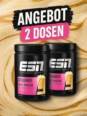 2 X ESN Designer Whey Protein Banana Milk 908g MHD: 30.06.2026