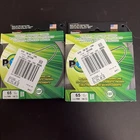 Lot of Two (2) - power pro fishing line braid 65lb 150yds Moss Green spools