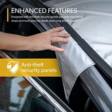 Silver, Standard Size - SolarGuard Plus Sunshade for Car Windshield