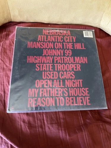 BRUCE SPRINGSTEEN “Nebraska” 1982 Vinyl LP Columbia QC 38358.