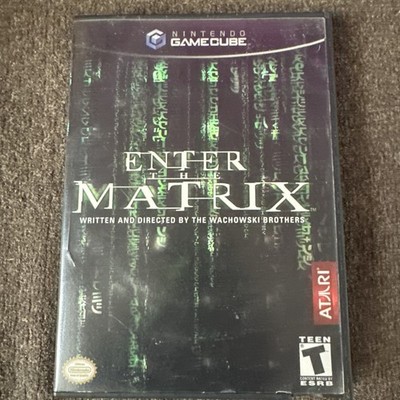 Enter the Matrix Nintendo GameCube Complete CIB Black Label Tested Free Shipping