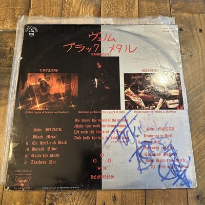 Venom - SIGNED SEE PICS Black Metal 1982 Neat Records Original UK