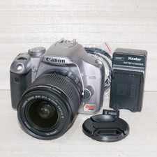 CANON EOS Rebel XSI 12MP DSLR Camera Kit W Lens Silver GOOD SHUTTER 10,550 