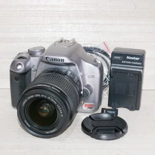 CANON EOS Rebel XSI 12MP DSLR Camera Kit W Lens Silver *SHUTTER 10,550*
