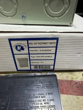 60 Amp Pull Out Disconnect