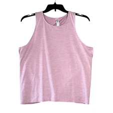 Yogalicious Womens Active Tank Top Tie Back Size XL Pink