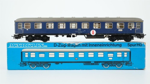 Märklin H0 4053 vagón de tren (vagón de tren rápido, 51 80 10-40 167-8) 1ª clase Aüm 202 | Condition: Gebraucht