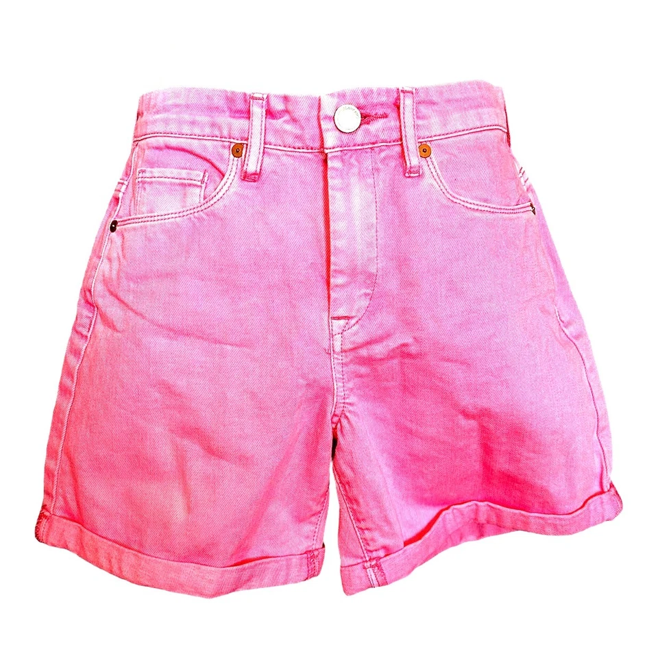 BlankNYC розовый над краситель джинсовой ткани короткий размер 24 мама манжеты широкие ноги мешковатые $78 новый - Изображение 4 из 4
