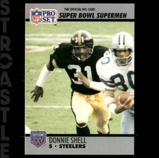 1990 Pro Set Super Bowl XXV Silver Anniversary - Donnie Shell #113