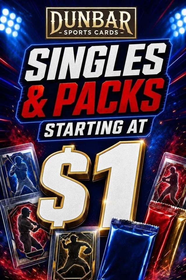 LIVE - Singles & Packs Starting at $1