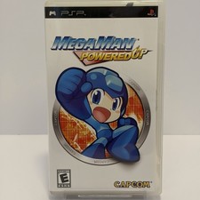 PSP Mega Man Powered Up Game Capcom Complete In Box CIB w/ Manual Tested