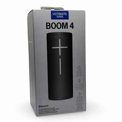 Ultimate Ears BOOM 4 Schwarz Kompakter Bluetooth Lautsprecher NEU