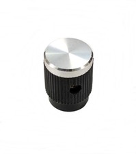 EH71-0D1S, EHC 1/8" Shaft 0.500" Diameter Straight Knurled Knob w/ Cap K47