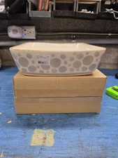 New Viva By Vietri Square Baker 9.5" Earth Bubble