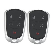 2pcs 433MHz HYQ2EB Replacement Keyless Entry Remote Car Key Fob for Cadillac