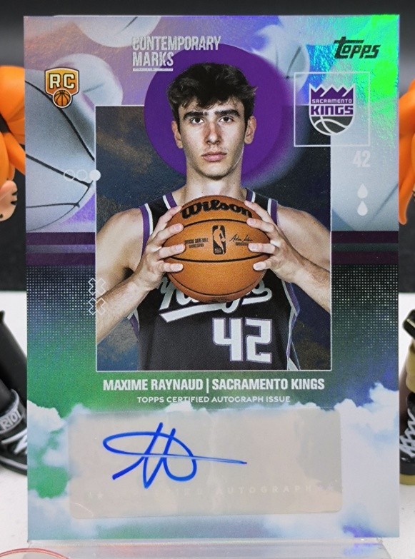 Maxime Raynaud 2025-26 Topps Flagship Contemporary Marks Auto Rainbow RC #CM-MR