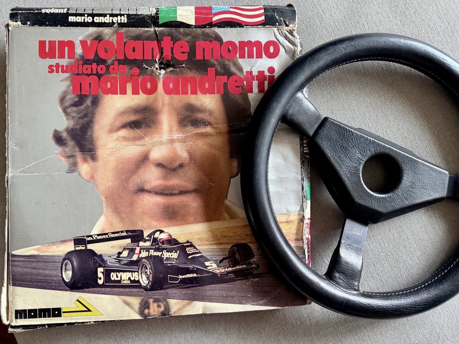 Volante MOMO Mario Andretti 350mm VINTAGE (data  9-79)