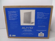 AUVIO 100w 2-Way Woofer In Wall Speaker with White Grille Cover- NEW
