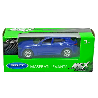 Maserati Levante Blue Welly NEX 1:60 1:64 Series 52363 Diecast Toy