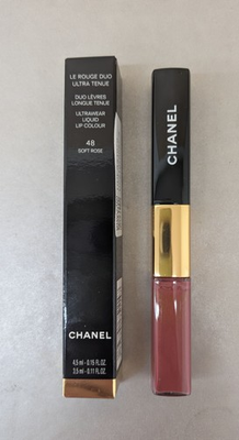 #ad CHANEL Le Rouge Duo Ultra Tenue Ultrawear Liquid Lip Colour in 48 Soft Rose $39.99