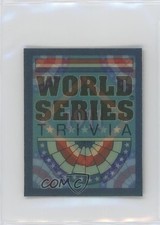 1991 Score World Series Trivia Inserts Home Run Baker Belts 'Em #44 HOF 8sr