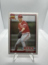 TIM LAYANA CINCINNATI REDS 1991 TOPPS 40 YEARS OF BASEBALL CARD #627