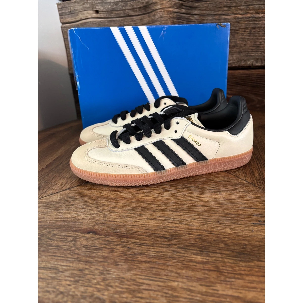 adidas Samba OG White Black Gum W for sale | eBay