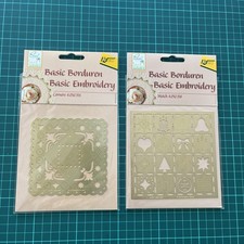 Avec Erica Embroidery Brass Templates for Embroidery on Paper