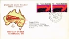 Dr Jim Stamps Australia 5C Standard Gauge Railway Pair First Day Cover