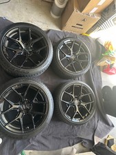 Brand New Vossen Hf-5 Wheels In Gloss Black 5x120.65 Lug Pattern