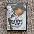 EA Sports MVP Baseball 2005 Sony PlayStation 2 Game with Case & Manual