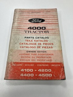 Ford 4000 Tractor Parts Manual