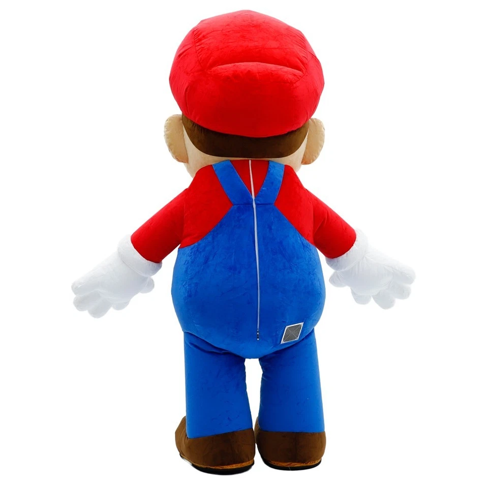 Надувной костюм Луиджи талисман плюшевый комбинезон Хэллоуин косплей вечеринки костюм - Изображение 3 из 4