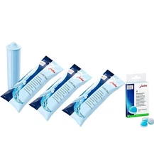 Jura Claris Blue Filter Cartridges 3 Pack Original New Sealed Plus Cleaning Tabs