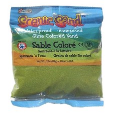 Scenic Sand Activa Bag of Colored Sand 1 lb - Sage