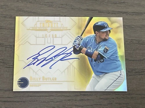 2014 Topps Tribute Autographs Yellow Billy Butler #TA-BB Royals /30