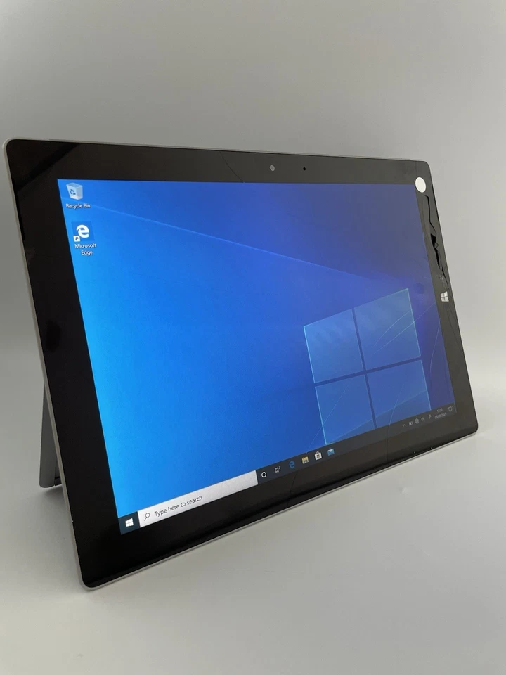 Microsoft Surface 3 1657 128GB SSD Intel x7-Z8700 Windows 10 Cracked Read Below - Image 4 of 4