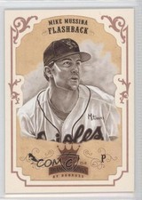 2004 Donruss Diamond Kings Flashback Bronze Framed Sepia Mike Mussina HOF 1c8