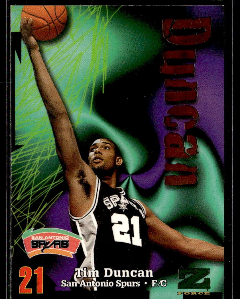 1997-98 SkyBox Z-Force #111 Tim Duncan