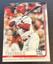 2019 Topps Update Series LANE THOMAS Rookie Card RC #US227 Cardinals. rookie card picture