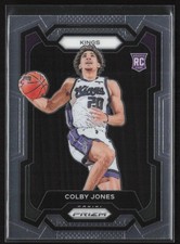 2023-24 Panini Prizm #160 Colby Jones Sacramento Kings
