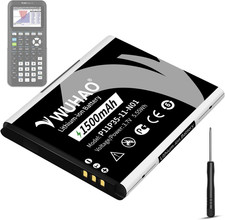 TI-84 plus CE Battery Replacement 1500Mah for Texas Instruments TI 84 plus Ce/Ti