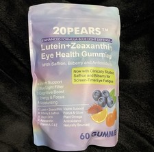 Lutein Gummies Eye Health Zeaxanthin - Natural Flavors 60 Gummies - Brand New