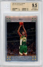 2007 Topps Chrome Kevin Durant #131 BGS 9.5 Rookie