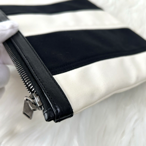 SAINT LAURENT Clutch Second Bag Canvas w/box - 第 18/19 張圖片