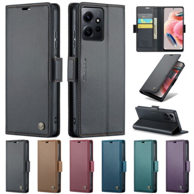 Hybrid Leather Wallet Flip Case For Xiaomi Redmi Note 12 11 10