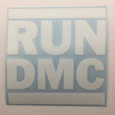 RUN DMC High Quality Die Cut Vinyl Sticker Hip Hop Rap Old School Jam Master Jay