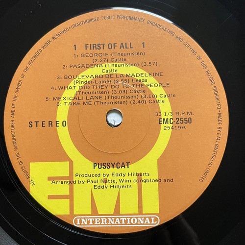Pussycat First Of All Vinyl Record 12” 33 RPM EMC-2550 EMI Records 1976 Original - Picture 8 of 24