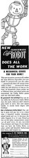 Farberware Coffee Robot Does All The Work COFFEE MAKER Original 1937 Print Ad